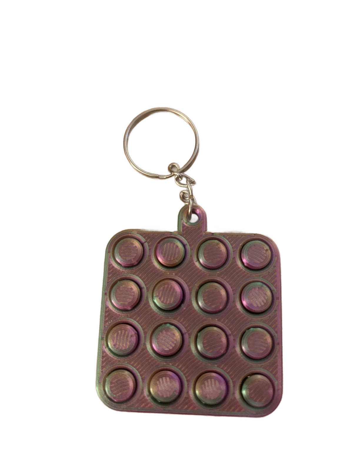 Pop It Fidget Keychain