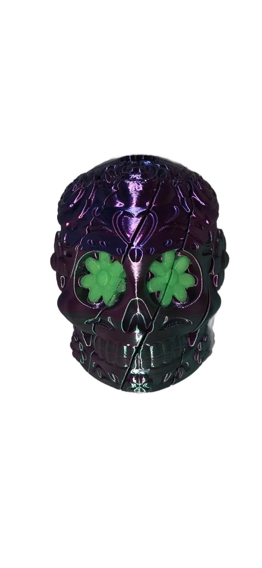 Glow in the Dark Sugar skull Twisty