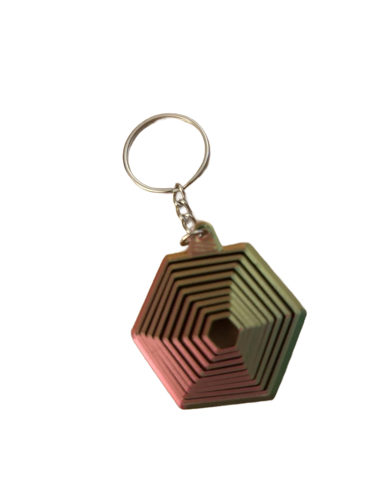 Hexagon Fidget Keychain