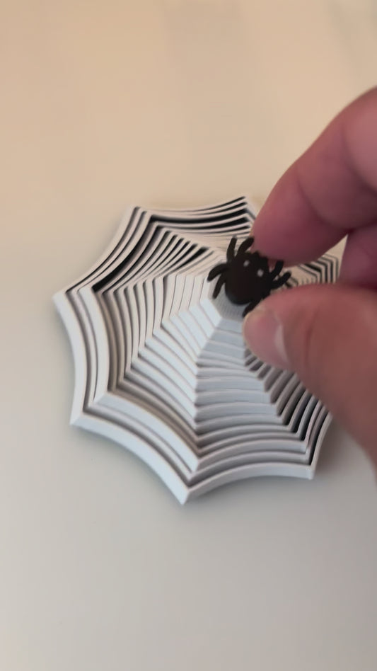 Spiderweb fidget spinner